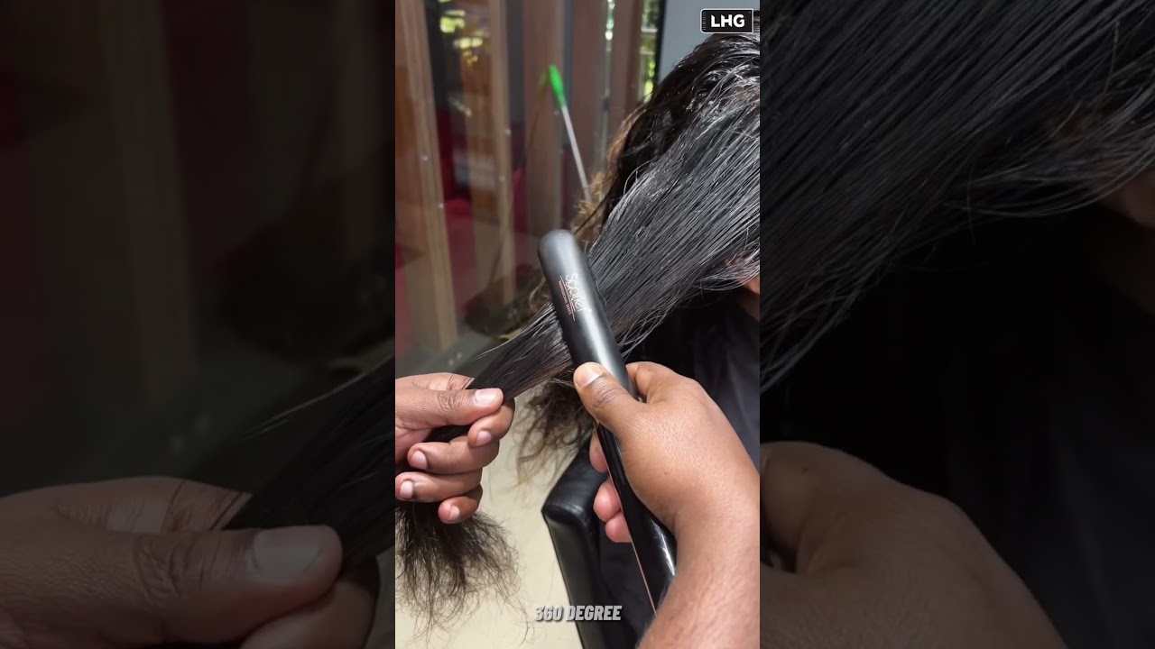 തലമുടി Straightening ആണോ Smoothening ആണോ നല്ലത് 🤔🔥How To Get Straight Hair #shorts