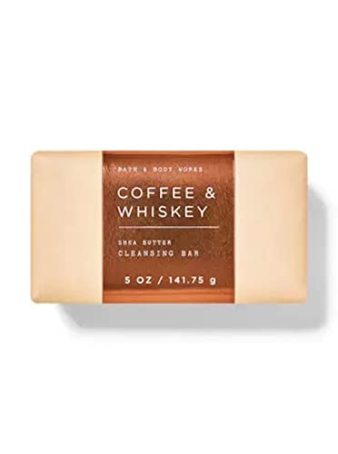 Bath & Body Works Coffee & Whiskey Shea Butter Cleansing Bar Soap 4.2 oz (Coffee & Whiskey)