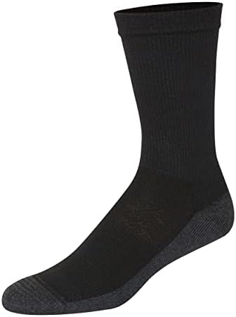 Hanes Men’s, X-Temp Cushioned Crew Socks, 12-Pack