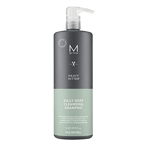 MITCH by Paul Mitchell Heavy Hitter Daily Deep Cleansing Shampoo for Men, For All Hair Types