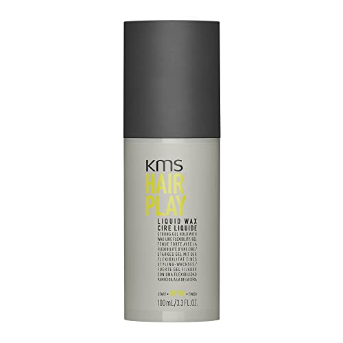 KMS HAIRPLAY Flexible Hold and Shine Liquid Wax Styler , 3.3 Fl Oz