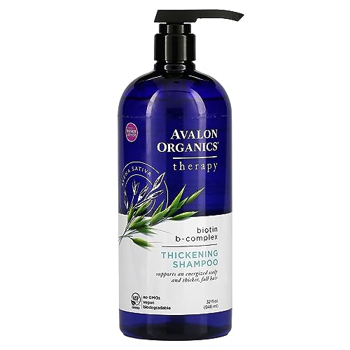 Avalon Organics, Therapy Thickening Shampoo, Biotin B-Complex, 32 Ounce