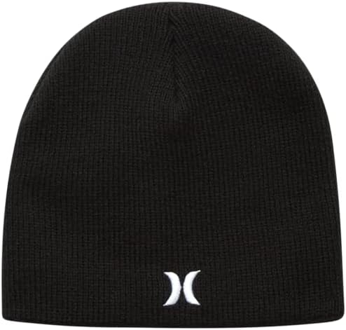 Hurley Men’s Winter Hat – Heavyweight Icon Staple Beanie