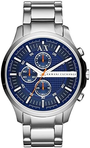 AX Armani Exchange Men’s Chronograph Watch with Leather, Silicone, or Steel Band