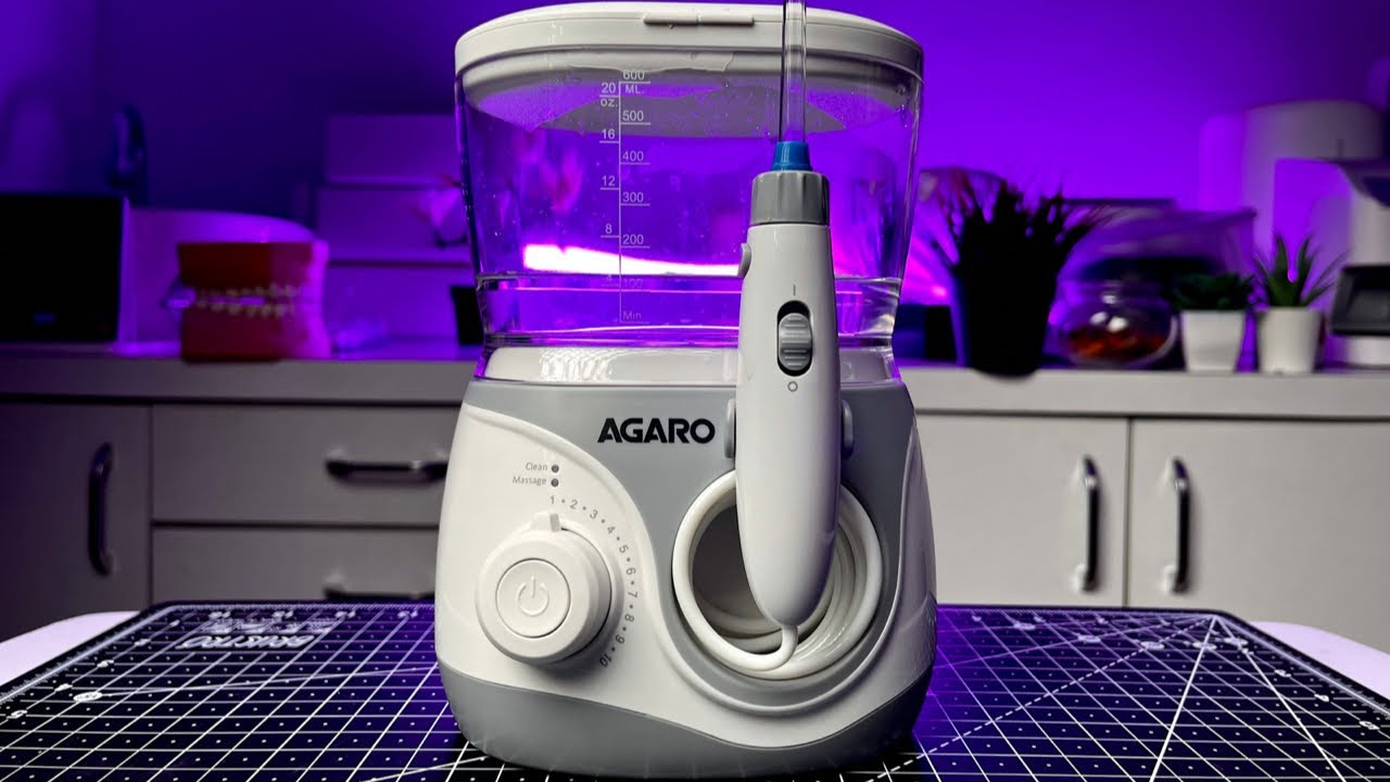 Every FAMILY needs this – Agaro Tabletop Water Flosser ! Dentist Reviews