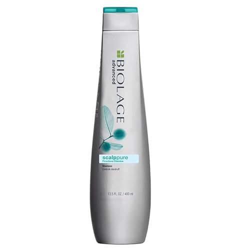 Biolag.e Scalppure PROFESSIONAL Anti-Dandruff Shampoo| 72 HRS Scalp Detox | Regulates Sebum | Paraben-free & Vegan | Shampoo for Men & Women, 400ml