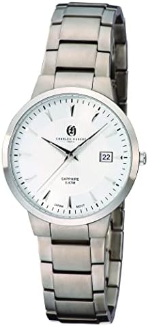 Charles-Hubert 3987-W Titanium Silver Dial Ultra Slim Watch