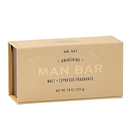 San Francisco Soap Company Malt and Espresso Fragrance Man Bar – Awakening – No Harmful Chemicals – Good for All Skin Types – Made in the USA