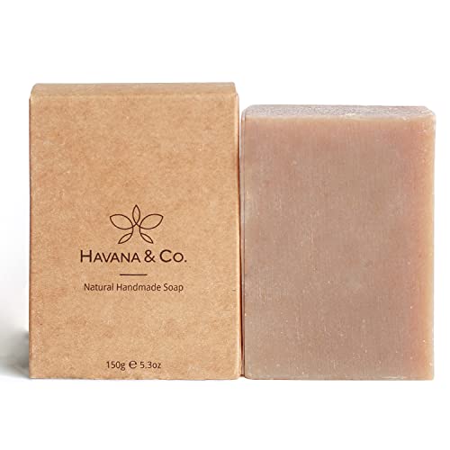 Havana & Co. Natural Lemongrass Soap Bars 5.3oz Handmade Vegan Moisturizing Soap, All Skin Body Bar Soap For Men and Women, Face Hand Bath Wash Cold-Pressed Popular Scents