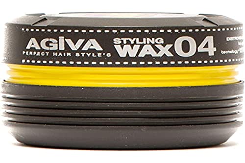 Agiva Hair Styling Crystal Wax 04 Extra Strong Hold Wet Look Plus Keratin 6oz
