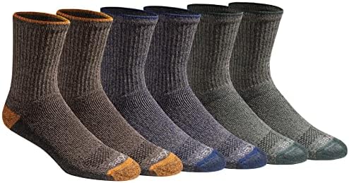 Dickies Men’s Dri-tech Moisture Control Comfort Length Crew Socks