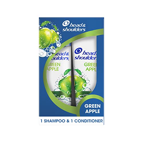 Head & Shoulders Green Apple Daily-use Anti-dandruff Shampoo and Conditioner Twin Pack, 24.4 Fluid Ounce