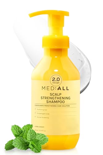 MEDIALL Hair Growth Shampoo Herbal Woody – Hair Thickening Shampoo for Men & Women | Organic Shampoo for Thinning Hair and Hair Loss | Hair Moisturizing Shampoo for Women | Volumizing Shampoo (10 oz.)
