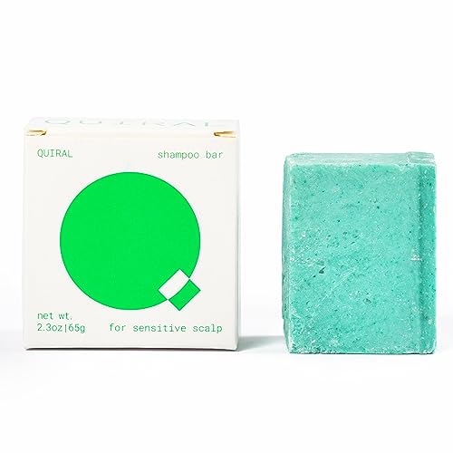 QUIRAL Shampoo Bar for Scalp Comfort | Gentle Care Solid Shampoo | Natural | Vegan, Cruelty-Free, Sulfate-Free, Parabens-Free, Silicone-Free, Handcrafted, pH-balanced | Zero Waste, 2.3 oz